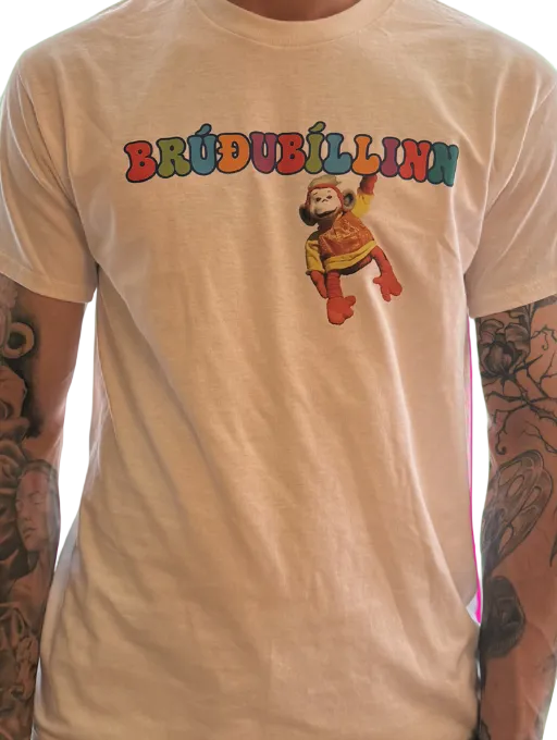 Brúðubíls logo + Lilli api stutterma bolir