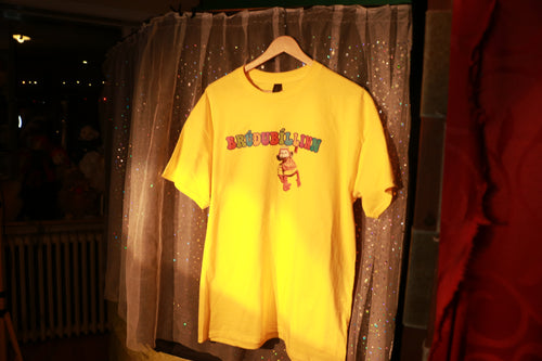 Brúðubíls Logo & Lilli api stutterma bolir barna