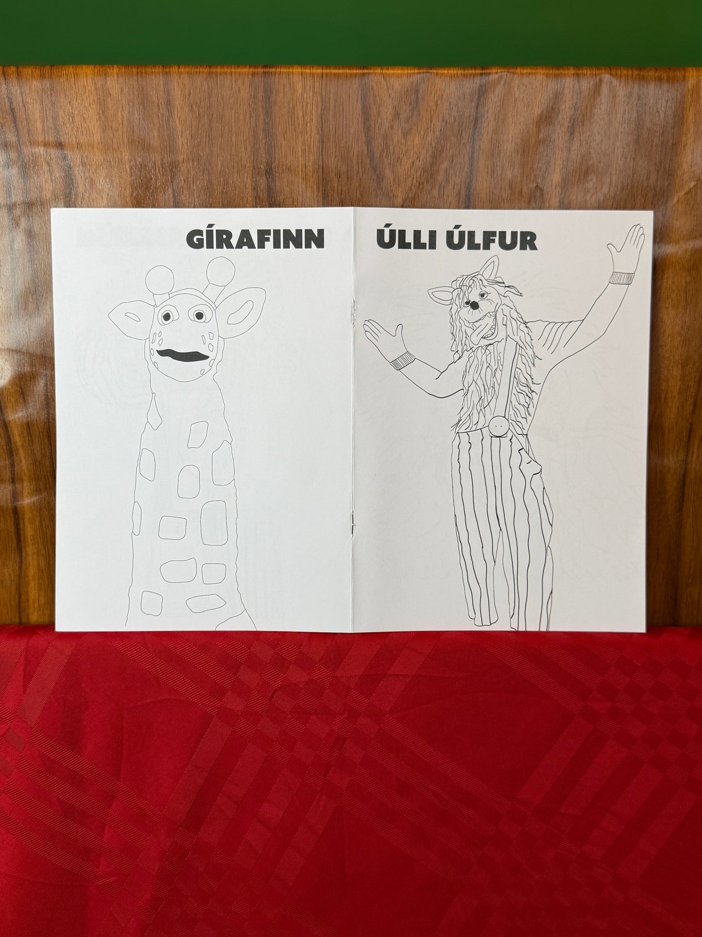 Litabók + litir